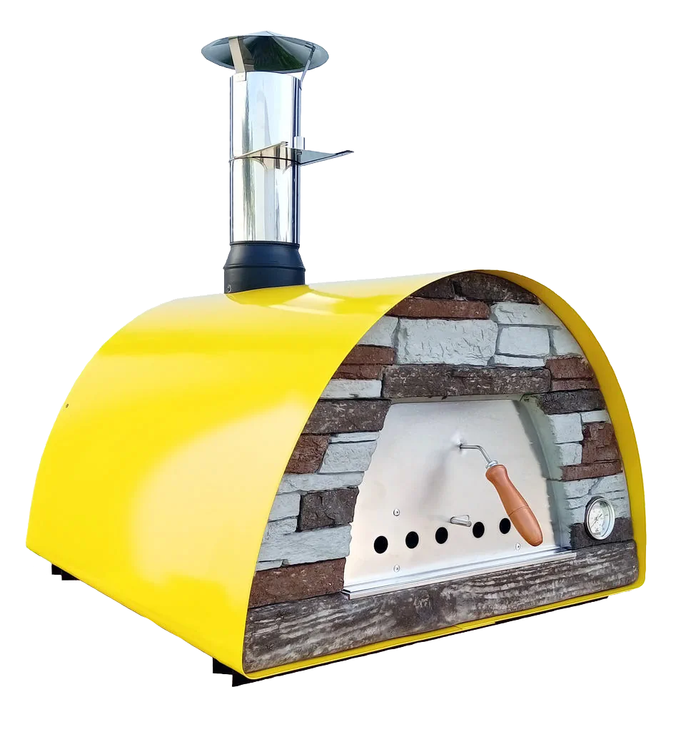 forno a lenha maximus amarelo