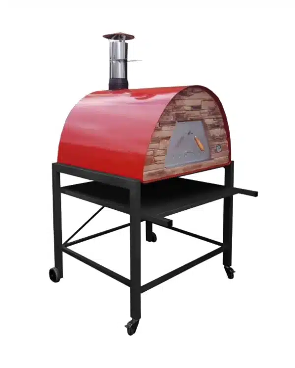 forno a lenha vermelho maximus parma