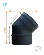 CURVA-45o-ANTRACITE-MAXIMUS-AC101F-a